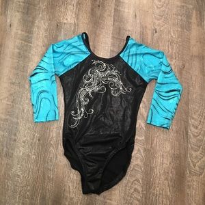 Long sleeved, jeweled Leo